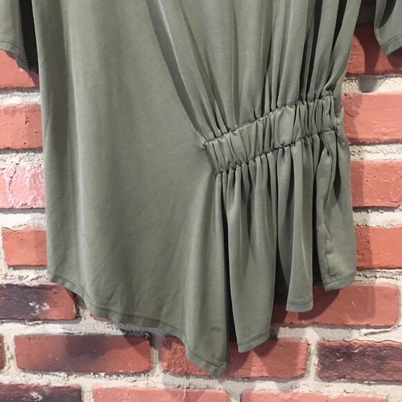 Halogen Ruched Waist Tee Sz S - Picture 2 of 8